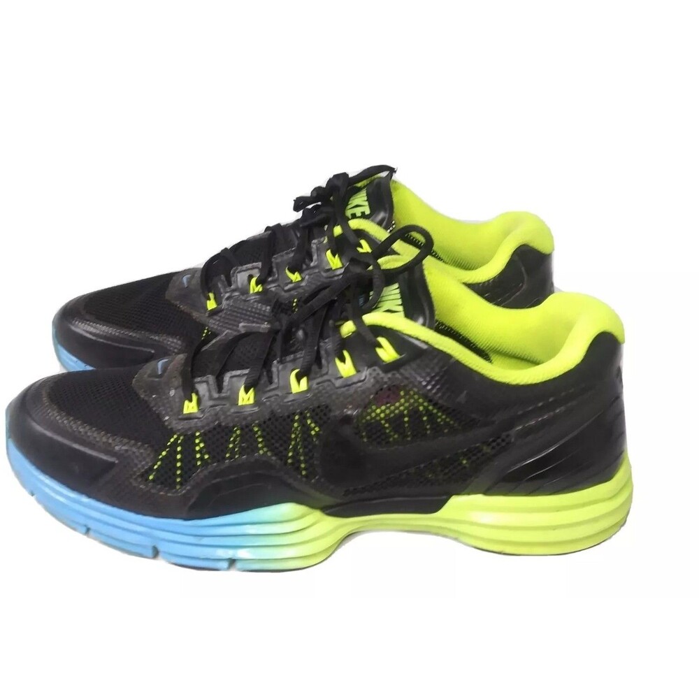 Nike Lunar TR1 Shoes Mens Size 14 Black Volt Blue
